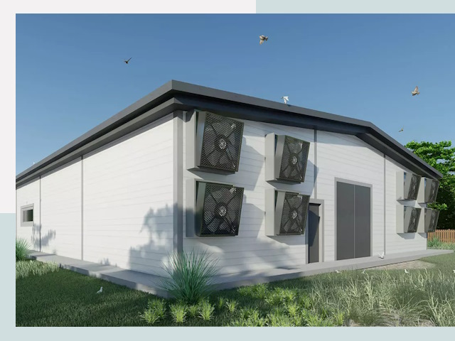 Строительство птичников в Советской Гавани