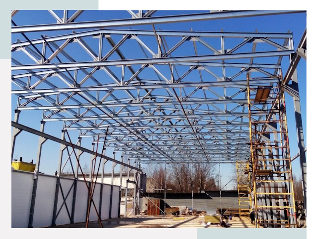 Строительство цехов в Советская Гавань от 623 руб. под ключ