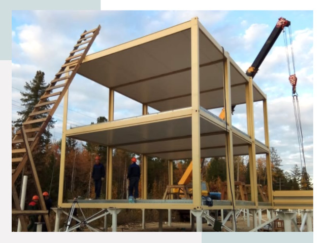 Строительство модульных здания Советская Гавань