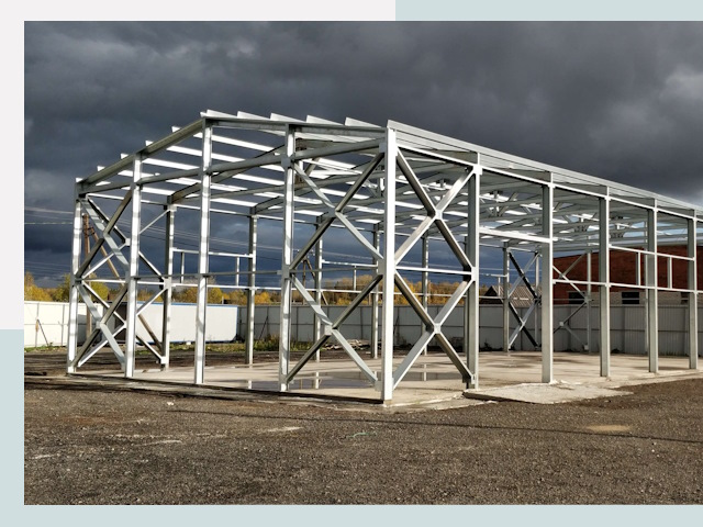 Двускатные ангары в Советская Гавань от 623 руб. за квадрат