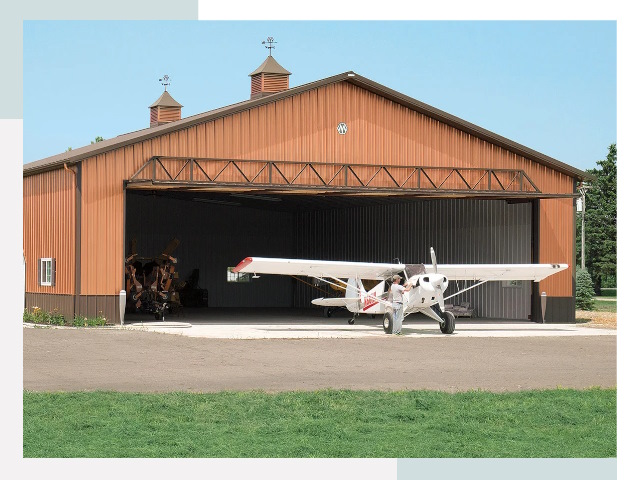 Ангары для самолетов в Советской Гавани