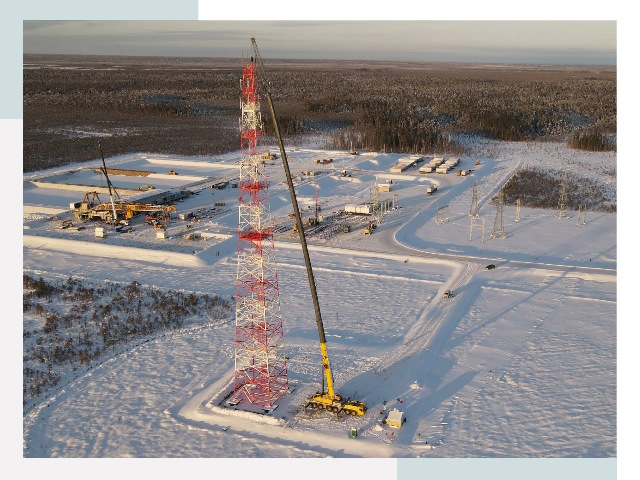 Мачты связи в Советской Гавани