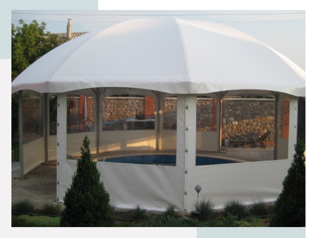 Тентовые павильоны в Советской Гавани