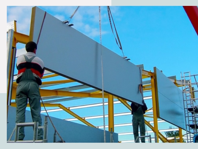 Монтаж сэндвич-панелей в Советской Гавани от 623 руб.